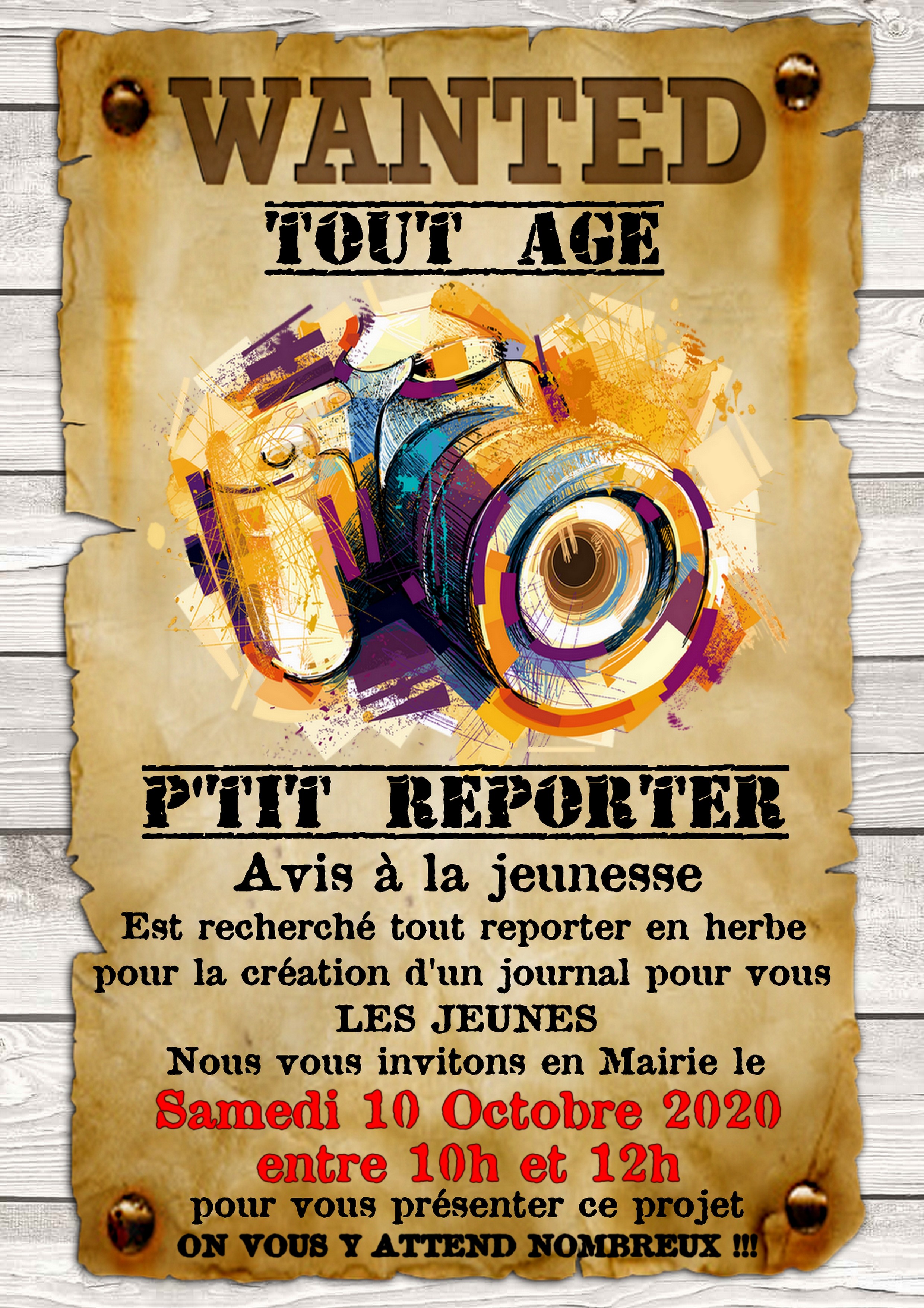 AFFICHE REPORTER