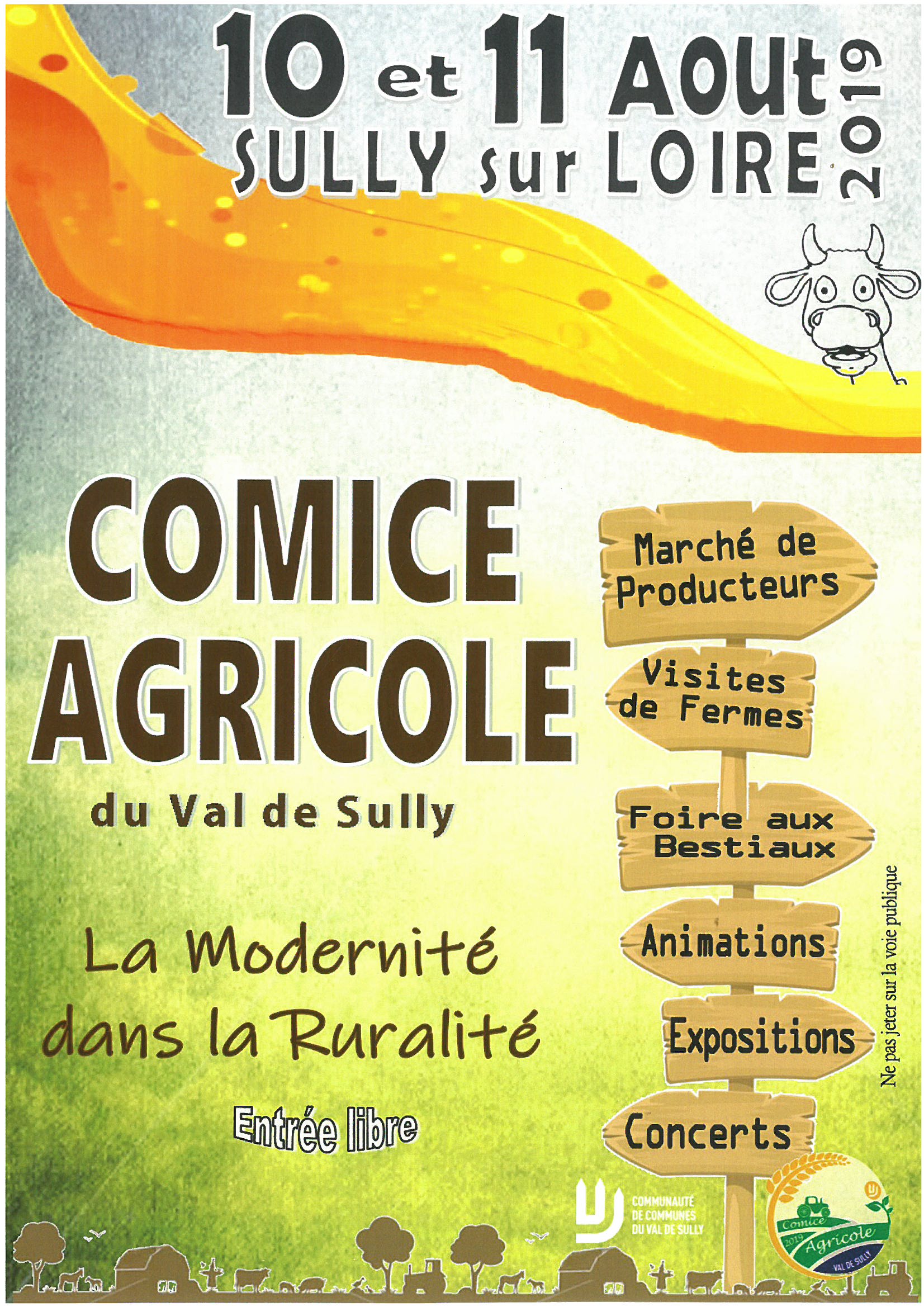 Comice Agricole Du Val De Sully Du 10 Et 11 Aout 2019 A Sully Sur Loire Animations Et Expositions Divers Concerts Ouzouer Sur Loire